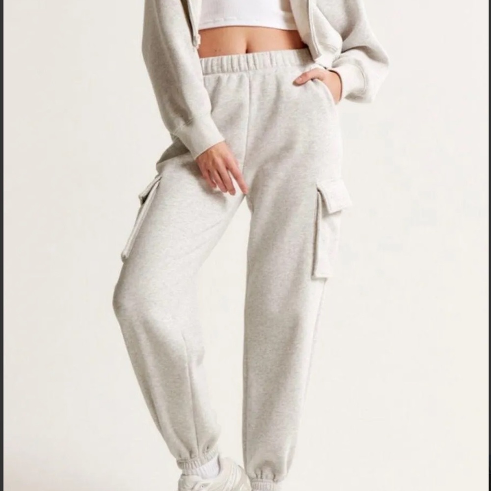 Abercrombie & Fitch Gray Track Pants
